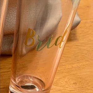 “bride” shot glass